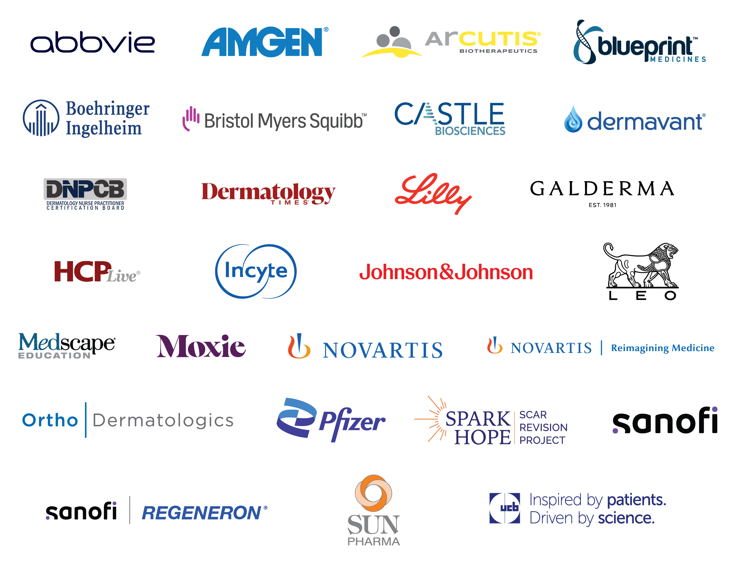 Logos of 2025 Sponsors + Partners